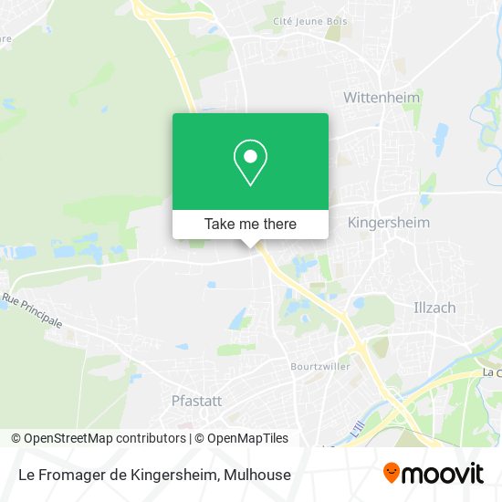 Le Fromager de Kingersheim map