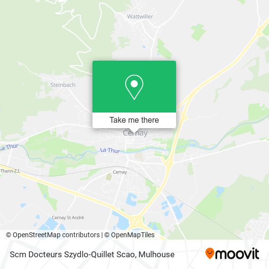 Scm Docteurs Szydlo-Quillet Scao map