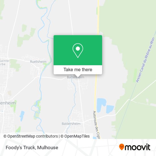 Foody's Truck map