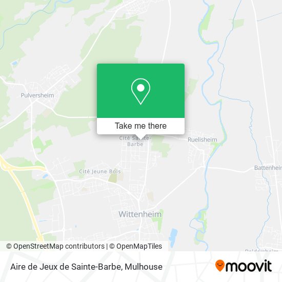 Aire de Jeux de Sainte-Barbe map