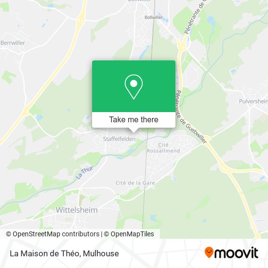 La Maison de Théo map