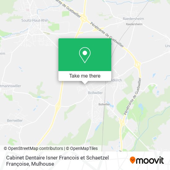 Cabinet Dentaire Isner Francois et Schaetzel Françoise map