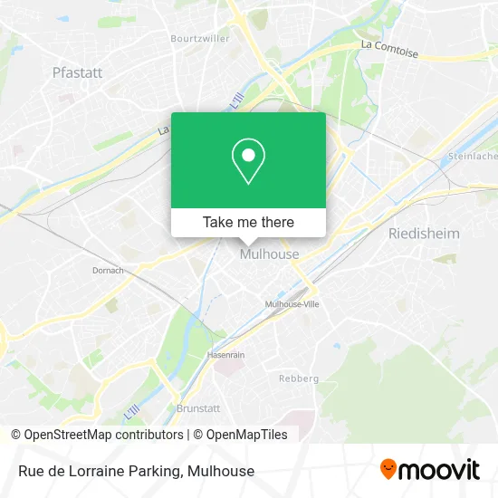 Rue de Lorraine Parking map