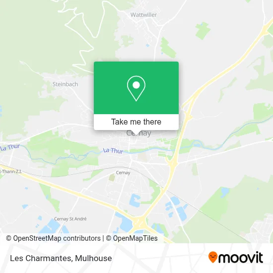 Les Charmantes map