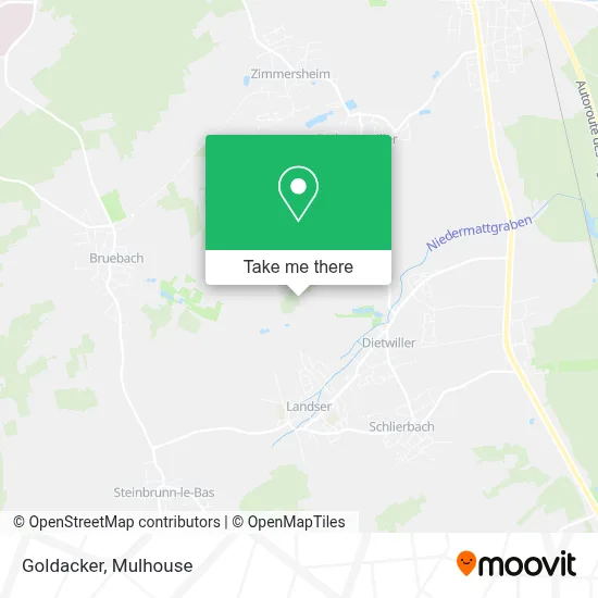 Goldacker map