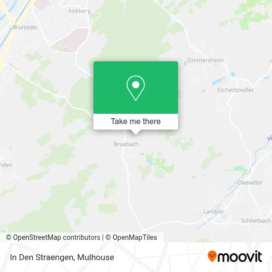 In Den Straengen map