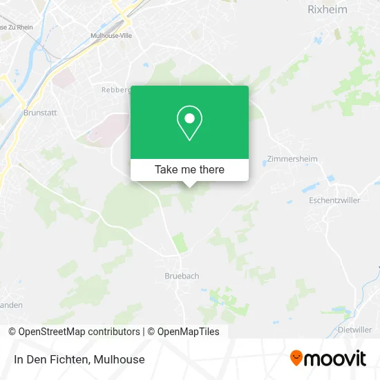 In Den Fichten map