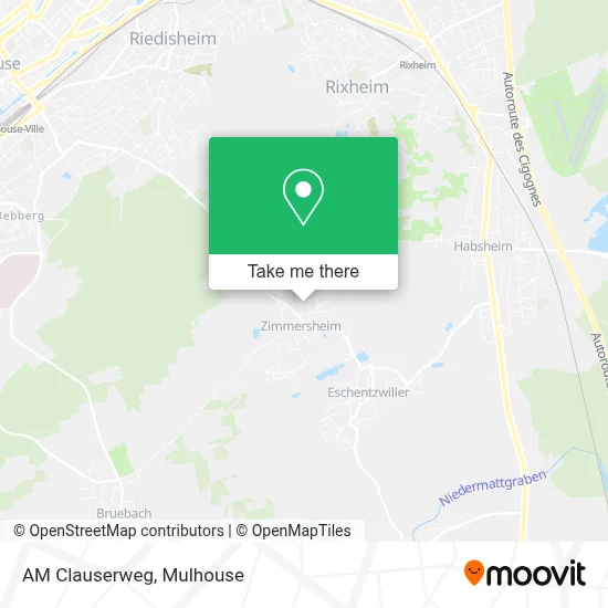 AM Clauserweg map