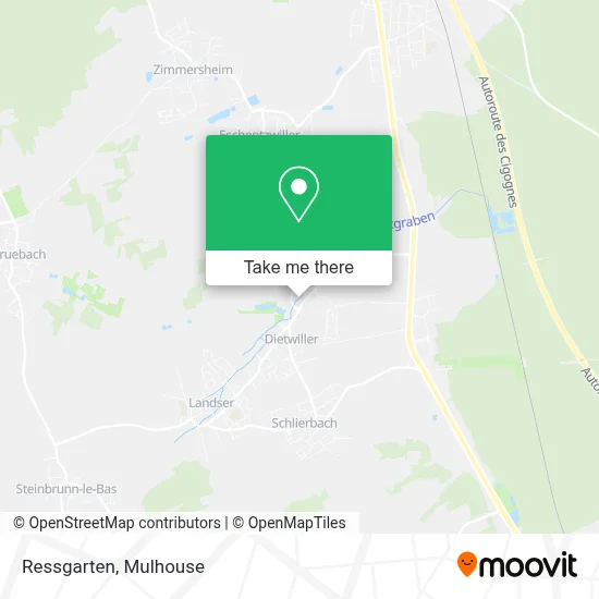 Ressgarten map