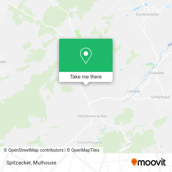 Spitzacker map