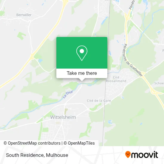 Résidence Plein Sud map