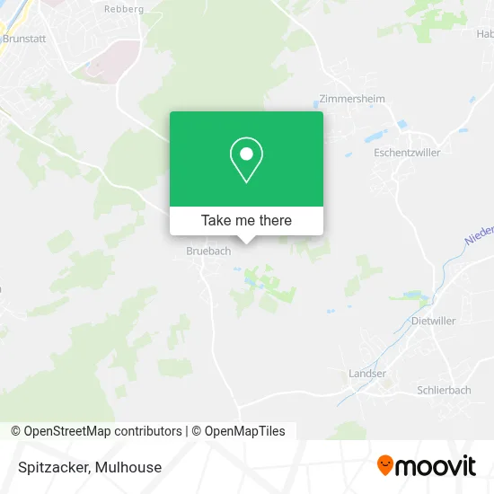 Spitzacker map
