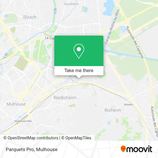 Parquets Pro map