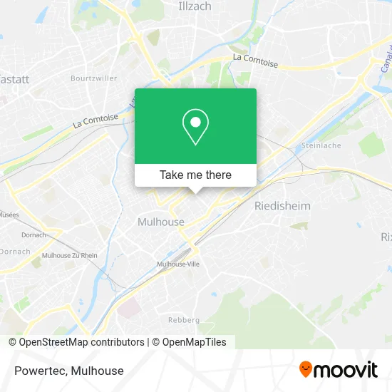 Powertec map