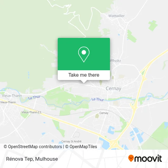 Rénova Tep map