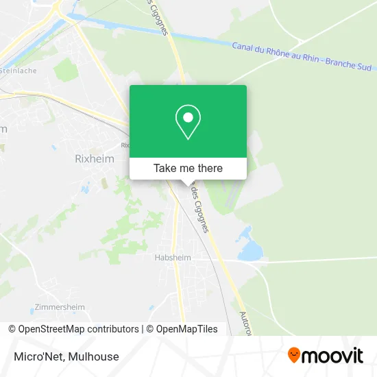 Micro'Net map