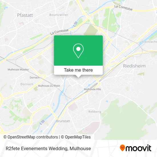 R2fete Evenements Wedding map