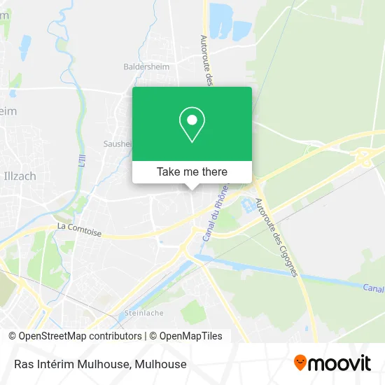 Ras Intérim Mulhouse map