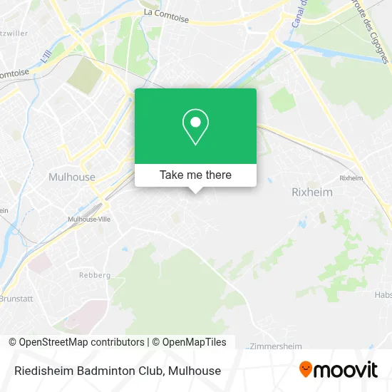 Riedisheim Badminton Club map