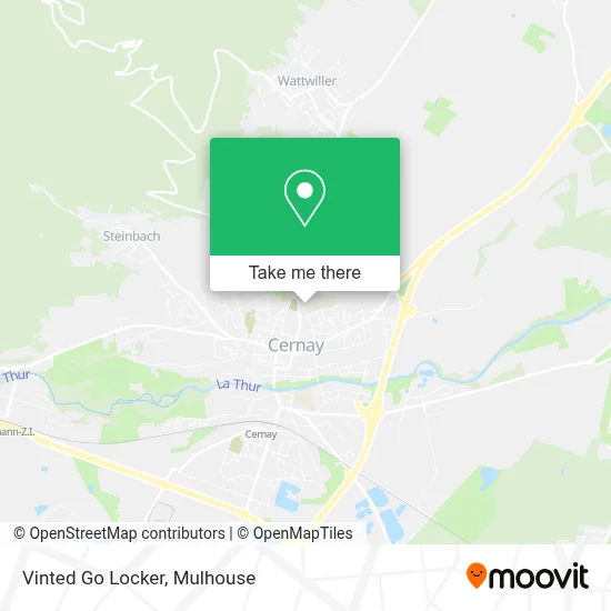 Vinted Go Locker map