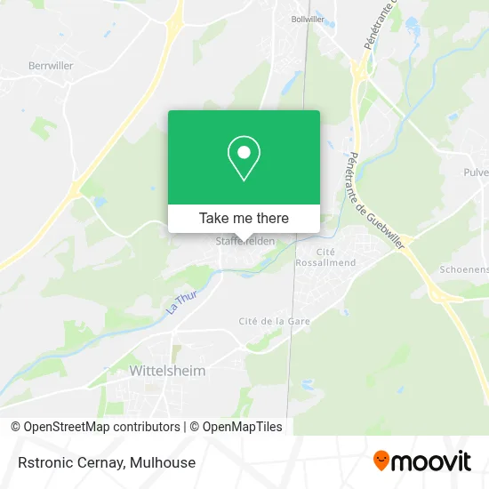 Mapa Rstronic Cernay