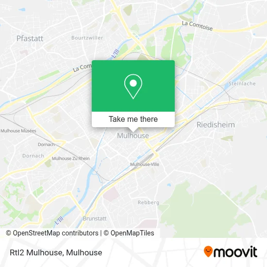 Rtl2 Mulhouse map