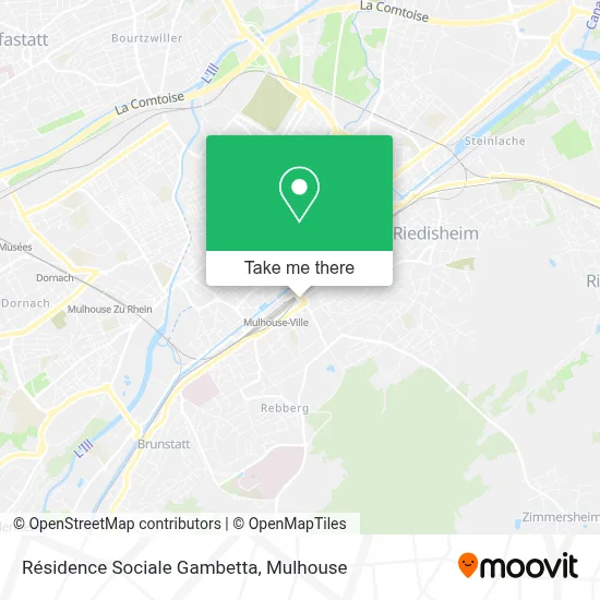 Résidence Sociale Gambetta map