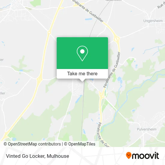 Vinted Go Locker map