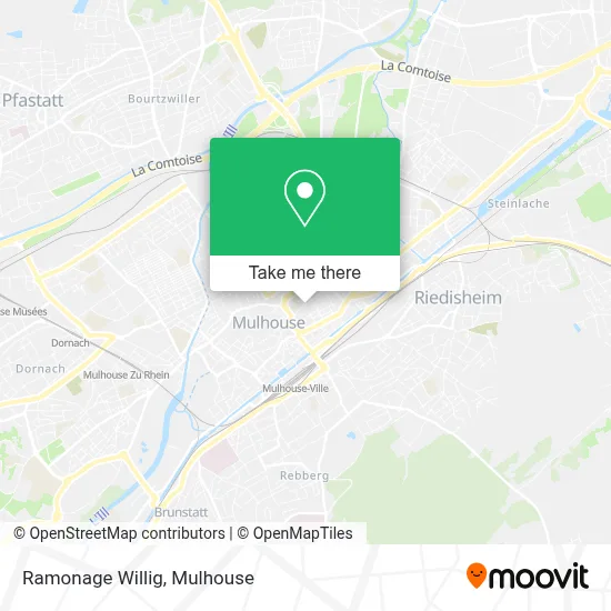 Mapa Ramonage Willig