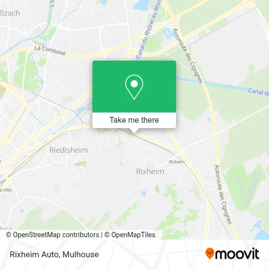 Mapa Rixheim Auto