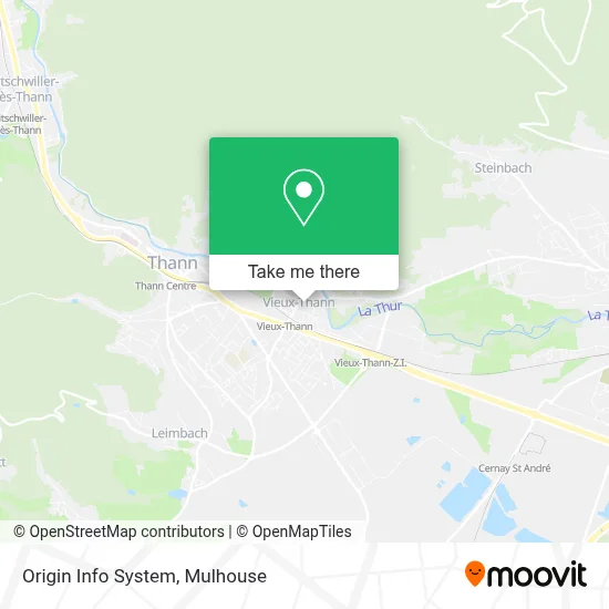 Origin Info System map