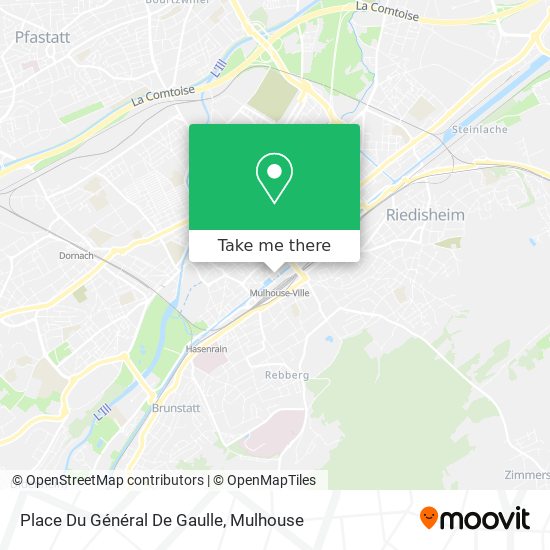 Place Du Général De Gaulle map
