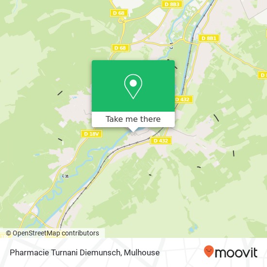 Mapa Pharmacie Turnani Diemunsch