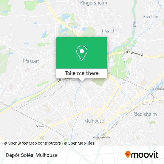 Dépôt Soléa map