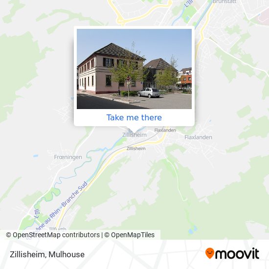 Mapa Zillisheim