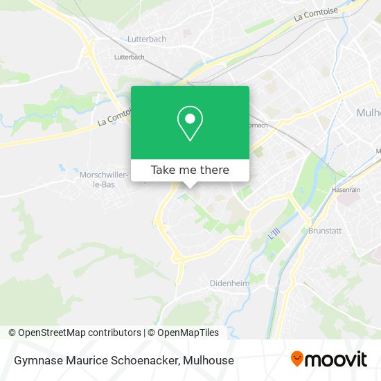 Gymnase Maurice Schoenacker map