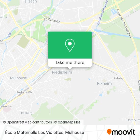 École Maternelle Les Violettes map