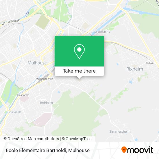 École Elémentaire Bartholdi map