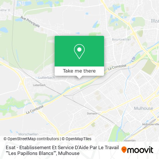 Mapa Esat - Etablissement Et Service D'Aide Par Le Travail ""Les Papillons Blancs""