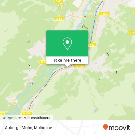 Auberge Mohn map