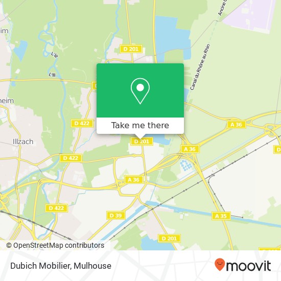 Dubich Mobilier map