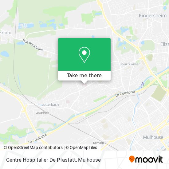 Centre Hospitalier De Pfastatt map