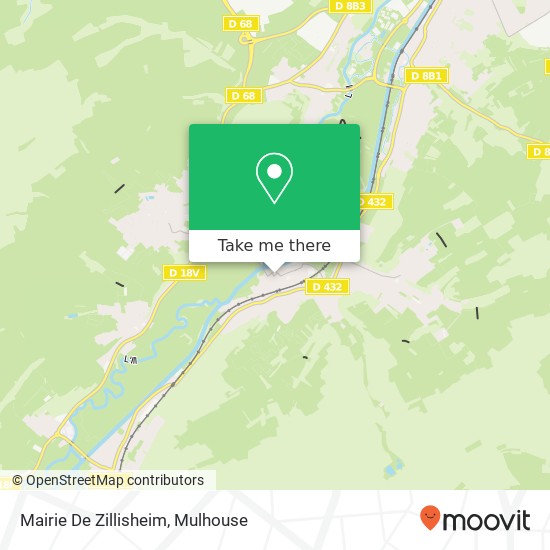 Mapa Mairie De Zillisheim