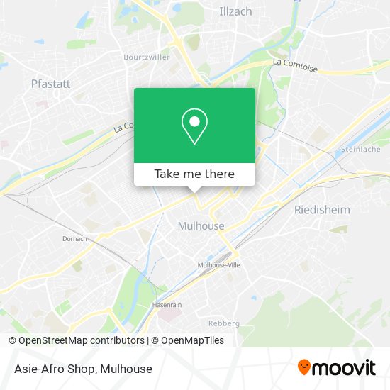 Asie-Afro Shop map