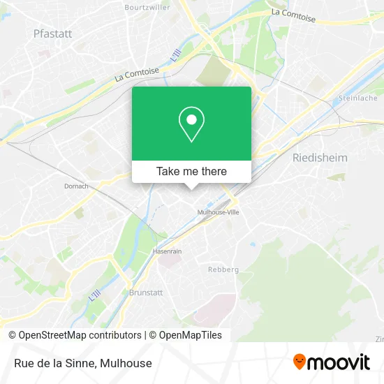 Rue de la Sinne map