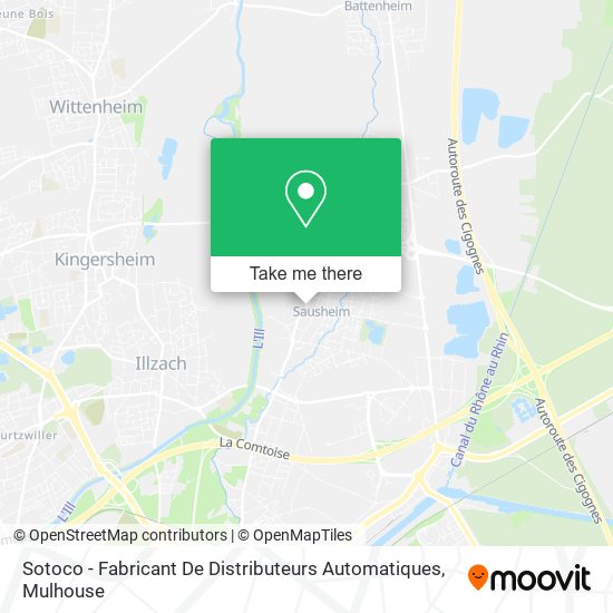 Sotoco - Fabricant De Distributeurs Automatiques map