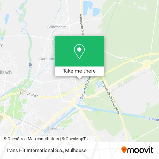 Trans Hit International S.a. map