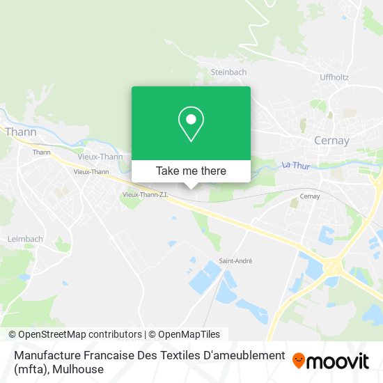 Manufacture Francaise Des Textiles D'ameublement (mfta) map