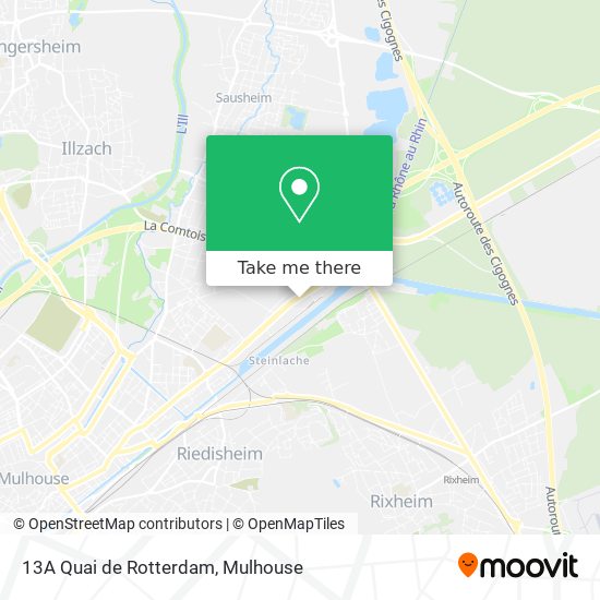 Mapa 13A Quai de Rotterdam