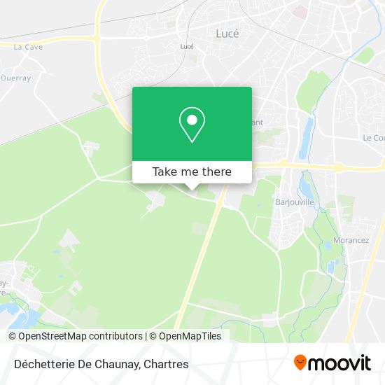 Déchetterie De Chaunay map